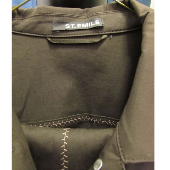 St. Emile Vintage Brown 2 Piece Women's Leisure Pant Suit - Picture 8 of 8